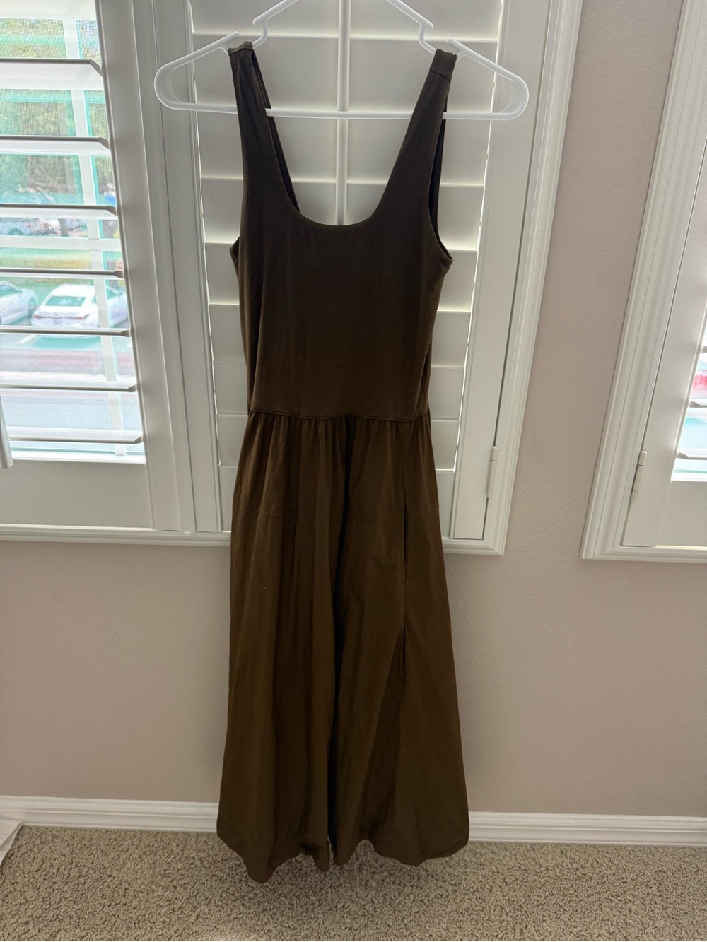 Everlane Riviera dress in beech, xxs. - Picture 8 of 9